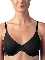 Dámská nevyztužená podprsenka MICROFIBER SOFT CUP BRA - BELLINDA - černá