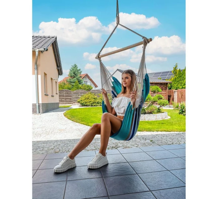BRAZILSKÁ ZÁVĚSNÁ SEDAČKA HAMAK 100x100 cm 1052175