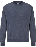 Fruit of the Loom Classic Set-In Sweat Mikina 16.2202 vintage heather navy Fruit of the Loom Classic Set-In Sweat Mikina 16.2202 vintage heather navy