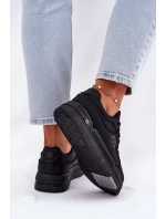 Nízké Dámské Tenisky Big Star model 21694475 HIPOLY SYSTEM Černé - Big Star Shoes Nízké Dámské Tenisky Big Star model 21694475 HIPOLY SYSTEM Černé - Big Star Shoes