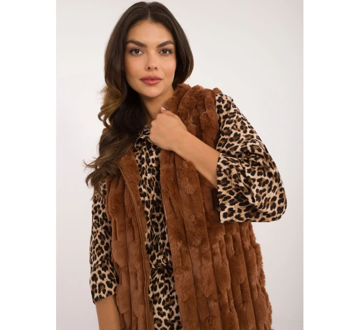 Kamizelka AT KZ jasny brązowy model 20493368 - FPrice Kamizelka AT KZ jasny brązowy model 20493368 - FPrice