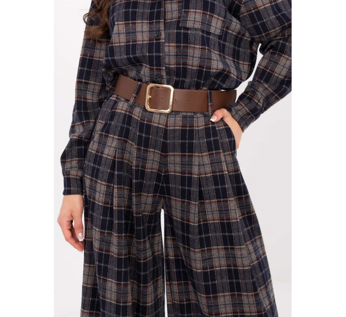 Spodnie IT SP model 21465948 granatowy - FPrice Spodnie IT SP model 21465948 granatowy - FPrice