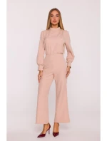 M879 Kombinéza se stojáčkem - béžová