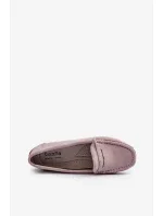 Dámské semišové mokasíny Purple Lenvie Dámské semišové mokasíny Purple Lenvie