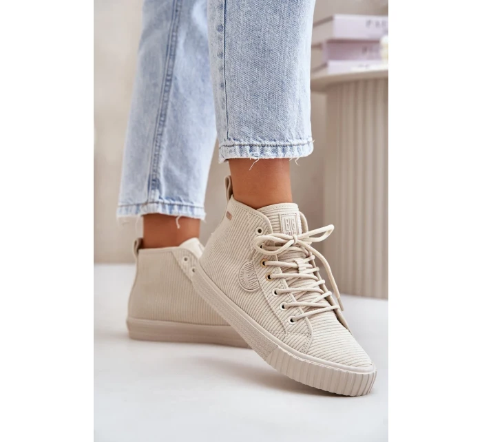 Zateplené model 20653417 Tenisky Dámské Big Star HiPoly System Béžové - Big Star Shoes Zateplené model 20653417 Tenisky Dámské Big Star HiPoly System Béžové - Big Star Shoes