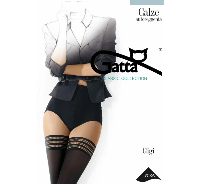 Dámské samodržící punčochy Gatta Gigi nr 01 60 den