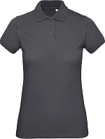 B&C Inspire Polo /women_° Dámské piqué polo z bio bavlny 01.0440 dark grey