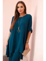 Sada halenky + kalhot s přívěskem námořní