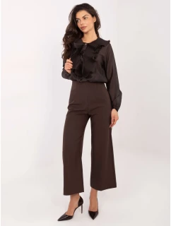 Košile IT KS 28990.05P tmavě hnědá