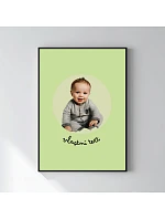 Personalizovaný magický fotoobraz v rámu - 50x70 - výřez fotky na podkladu Personalizovaný magický fotoobraz v rámu - 50x70 - výřez fotky na podkladu