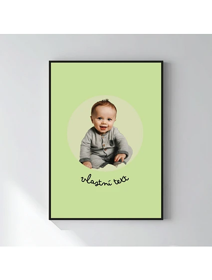 Personalizovaný magický fotoobraz v rámu - 50x70 - výřez fotky na podkladu Personalizovaný magický fotoobraz v rámu - 50x70 - výřez fotky na podkladu