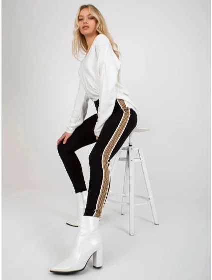 Dámské legíny VI LG model 20612381 Černá S béžovou - FPrice