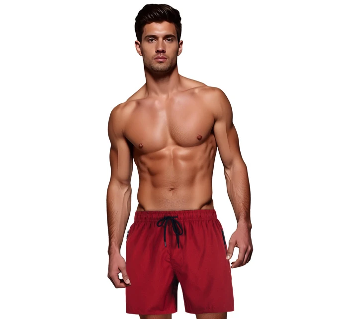 Pánské šortky bordó Dstreet model 21989780 - FashionStreet