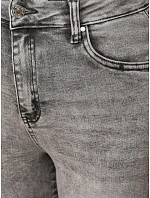 Jeansy damskie wide leg stan szare model 22123843 - FashionStreet