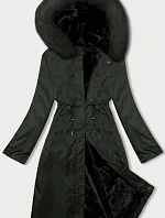 Dámská zimní bunda s kožešinou S'West army (R558-11)