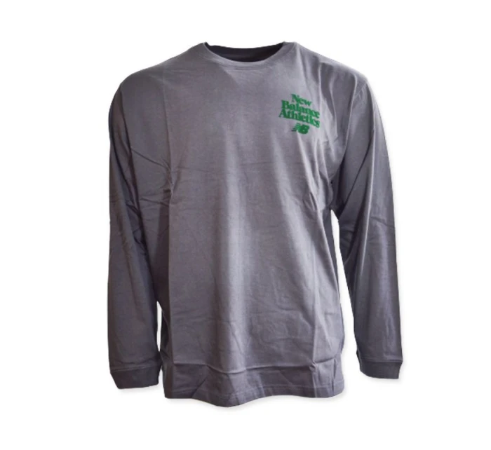 Pánské tričko New Balance Athletics 70s Run s dlouhým rukávem a grafikou - MT23560-PHM