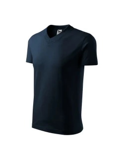 Tričko s výstřihem do V M model 18688448 námořnická modrá - Malfini