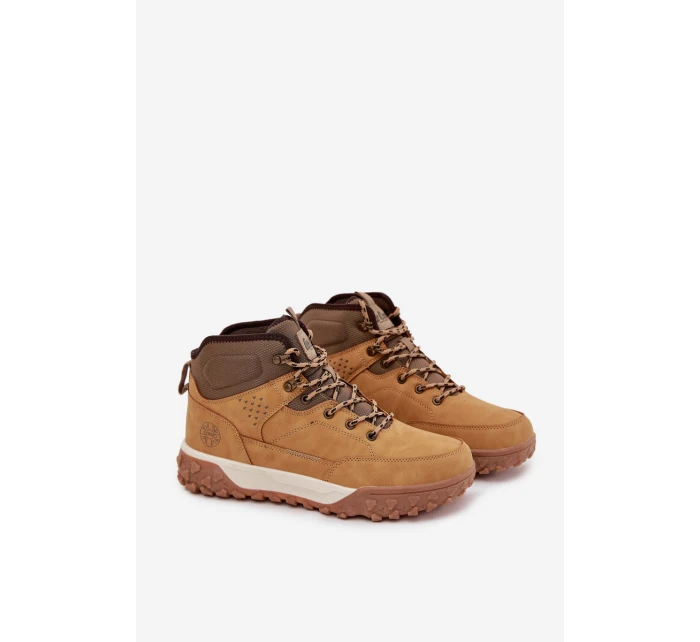 Pánské zimní boty Traper s vyhříváním Lee Cooper LCJ-25-01-3726 Camel