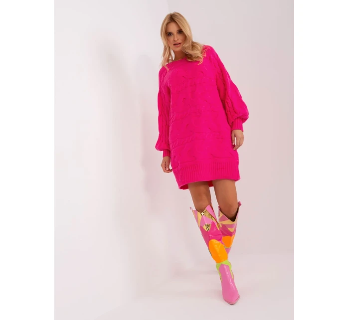 Sweter AT SW model 21326955 fuksjowy - FPrice