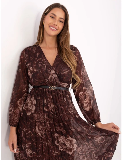 Šaty IT SK 10536 2.35 hnědá Šaty IT SK 10536 2.35 hnědá