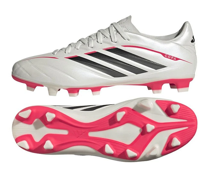 Dětské kopačky COPA PURE IV Club FG/MG JR6183 bílé - Adidas
