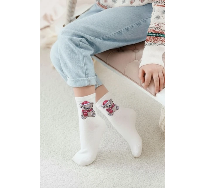 Dětské vánoční ponožky Medvídek model 21774189 - Milena