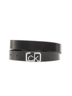 Calvin Klein Plaque Skinny Belt W K60K607325