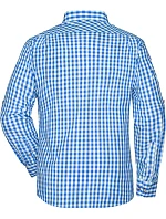 Daiber JN 638 Popelínová kostkovaná košile tradiční styl 02.0638 royal/white Daiber JN 638 Popelínová kostkovaná košile tradiční styl 02.0638 royal/white