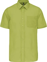 Kariban K 551 Popelínová košile "Ace" s krátkým rukávem 20.K551 burnt lime