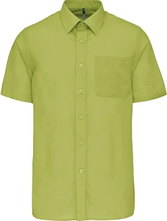 Kariban K 551 Popelínová košile "Ace" s krátkým rukávem 20.K551 burnt lime