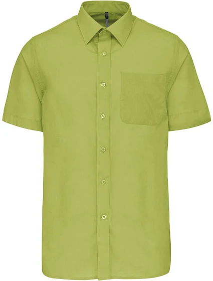 Kariban K 551 Popelínová košile "Ace" s krátkým rukávem 20.K551 burnt lime