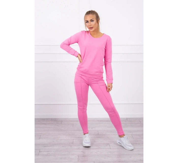 Světle růžová tepláková souprava