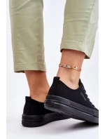 Nízké šněrovací tenisky Big Star LL274967 Černé Nízké šněrovací tenisky Big Star LL274967 Černé