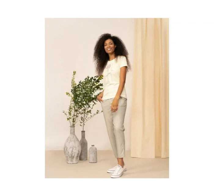 Dámské kalhoty model 18866139 béžové Outhorn - 4F Dámské kalhoty model 18866139 béžové Outhorn - 4F