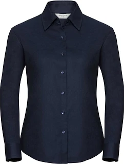 Halenka Oxford s dlouhým rukávem 11. bright navy model 22475248 - Russell Athletic
