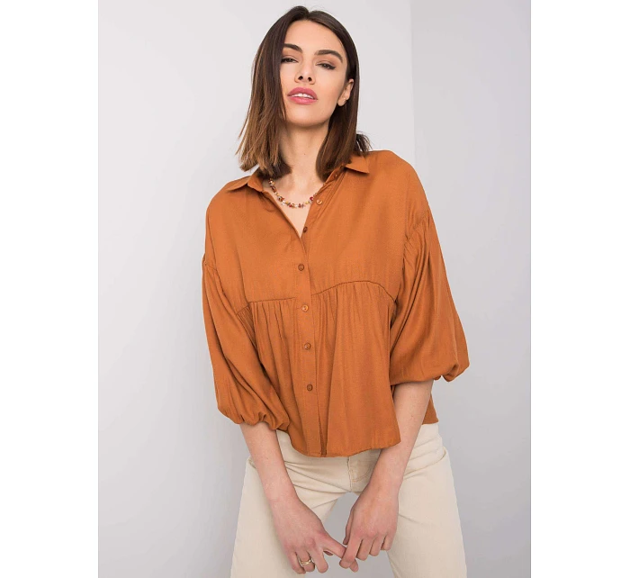 Košile 328 KS 4023.57 světle hnědá