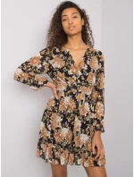 Šaty DHJ SK 12220 2.14P černá a béžová