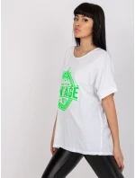 Tričko DHJ TS 6860.26X bílá a zelená