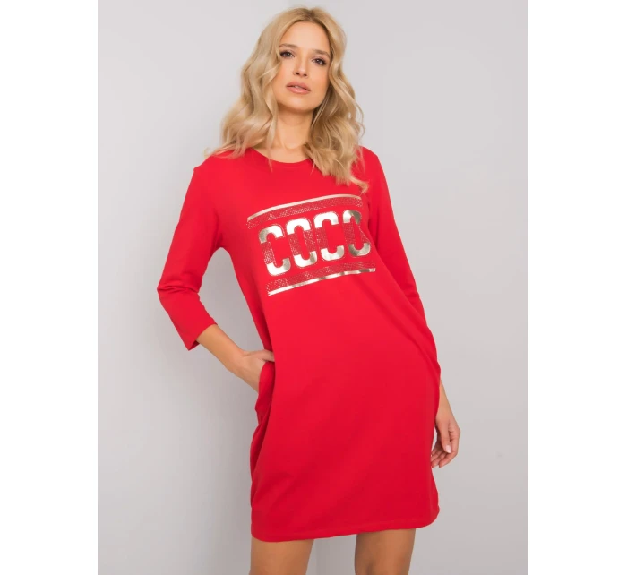 Šaty RV SK 6894.44P červená