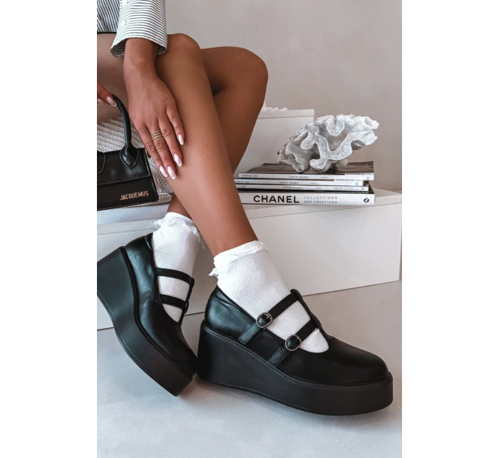 Boty na klínovém podpatku model 224241 Step in style Boty na klínovém podpatku model 224241 Step in style