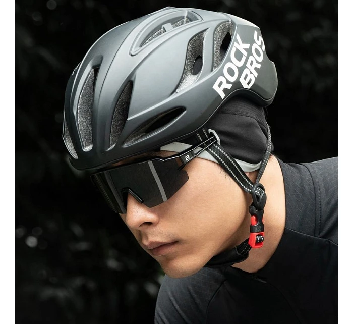 Rockbros M016 zimní větruodolná cyklistická čepice velikost 54-61 cm - černá