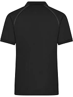 Daiber JN 1308 Pánské piqué polo se zipem 02.1308 black/black Daiber JN 1308 Pánské piqué polo se zipem 02.1308 black/black