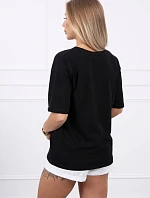 Kouzelná halenka s potiskem černá