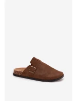 Dámské pantofle a na platformě s přezkou Selio