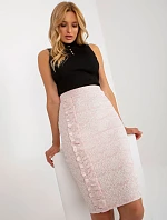Sukně LK SD 506633.11 světle růžová