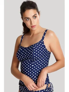 Vrchní díl plavek Swimwear Anya Spot Balconnet Tankini navy/ivory SW1011 - Panache