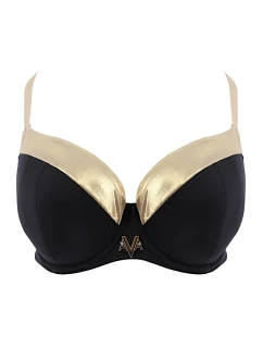 Dámský horní díl plavek SK 178 Černá se zlatou - AVA