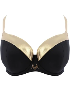 Dámský horní díl plavek SK 178 Černá se zlatou - AVA