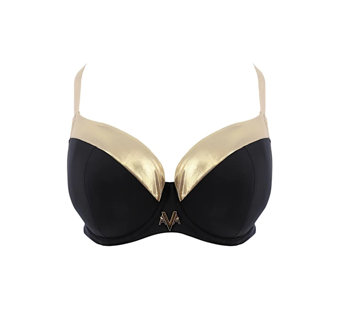 Dámský horní díl plavek SK 178 Černá se zlatou - AVA