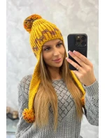 Dámská ušanka Nadia K321 hořčicová - Oliwier